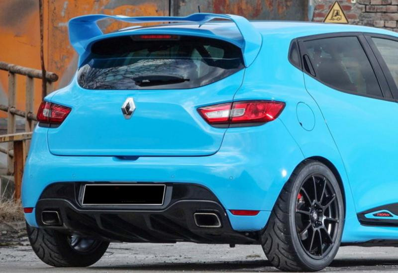 Купить Спойлер DPT V-1 (черный глянец) для Renault Clio IV 2012-2019 гг