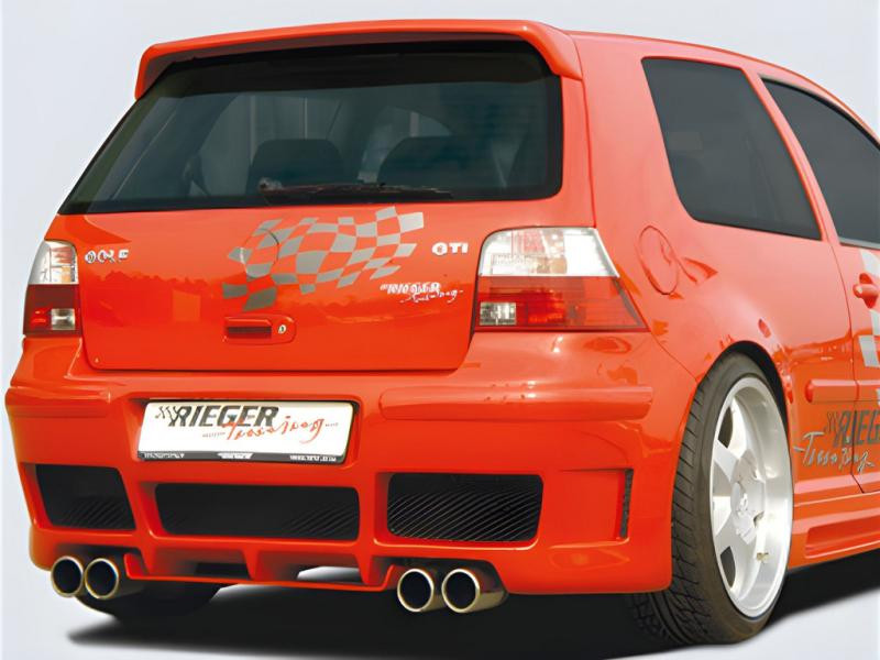 Купити Спойлер DPT V-2 (HB, чорний глянець) для Volkswagen Golf 4