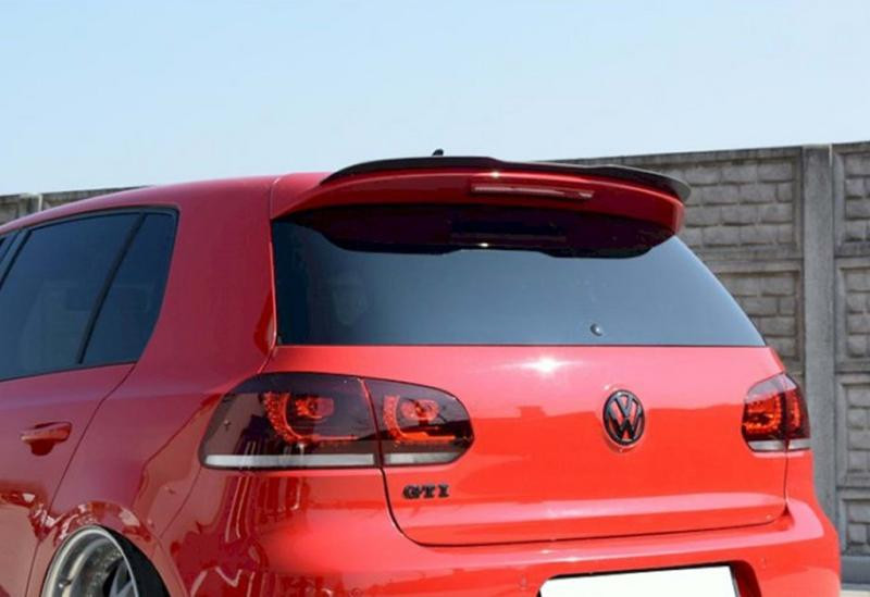 Купить Спойлер DPT V-4 (HB, черный глянец) для Volkswagen Golf 6