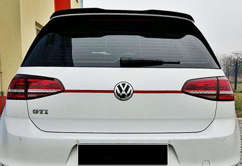 Купити Спойлер DPT V-10 (HB, чорний глянець) для Volkswagen Golf 7/E-Golf