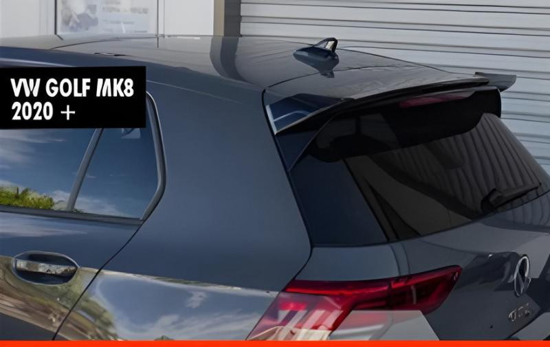 Купити Спойлер DPT V-2 (HB, чорний глянець) для Volkswagen Golf 8