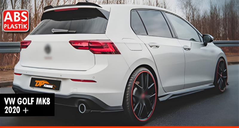 Купити Спойлер DPT V-3 (HB, чорний глянець) для Volkswagen Golf 8