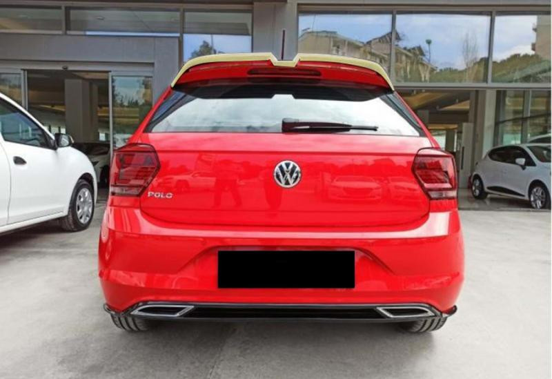 Купити Спойлер DPT V-4 (2017-2021, HB, чорний глянець) для Volkswagen Polo 2017- рр