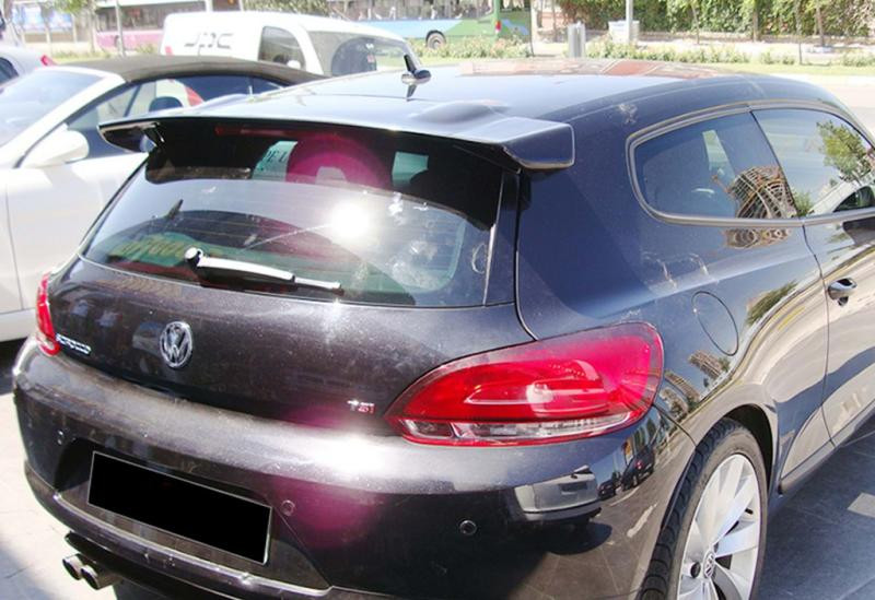 Купити Спойлер DPT V-3 (2008-2013, чорний глянець) для Volkswagen Scirocco