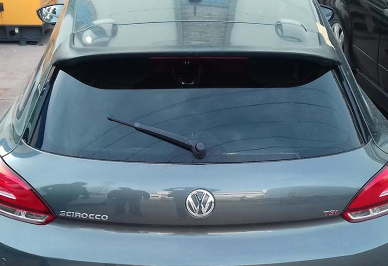 Купити Спойлер DPT V-4 (2008-2013, чорний глянець) для Volkswagen Scirocco