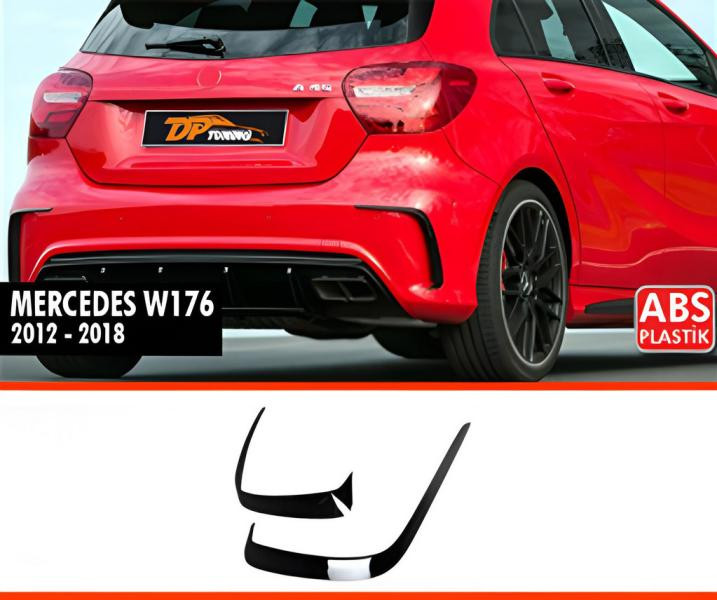 Купити Задні Елерон накладки DPT (чорний глянець) для Mercedes A-сlass W176 2012-2018 рр