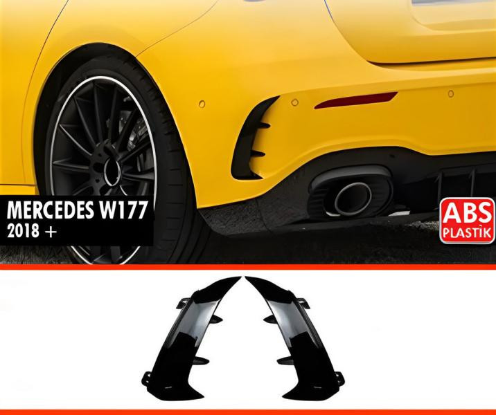 Купить Задние Элерон накладки DPT (черный глянец) для Mercedes A-сlass W177 2018- гг