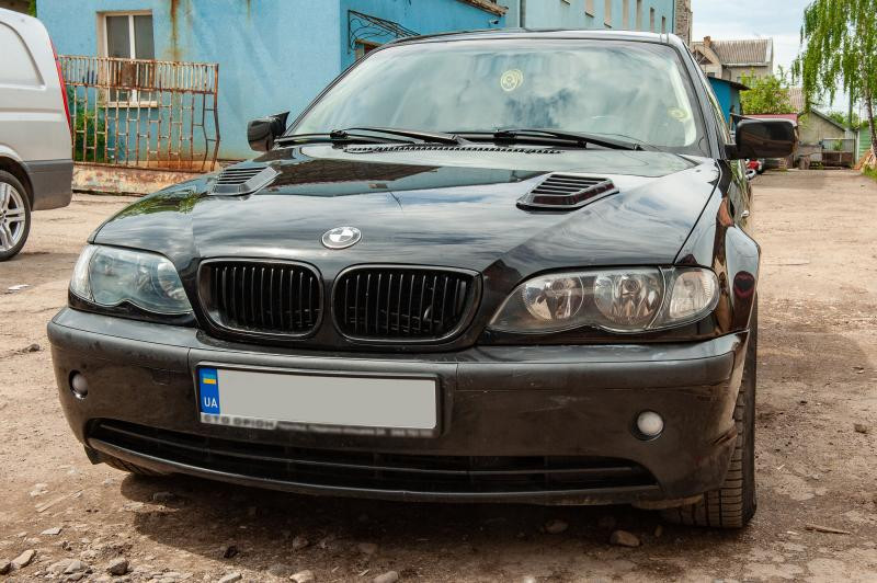 Купити Універсальні накладки на капот DPT (2 шт, чорний глянець)