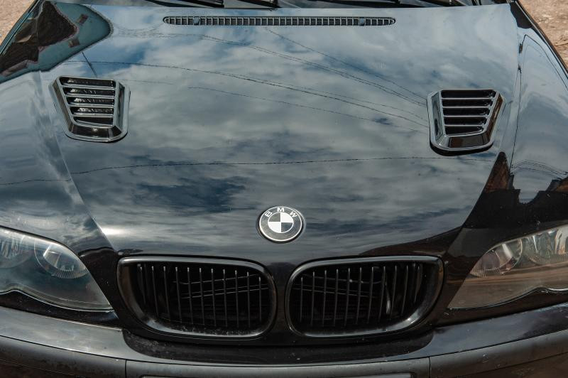 Купити Універсальні накладки на капот DPT (2 шт, чорний глянець)