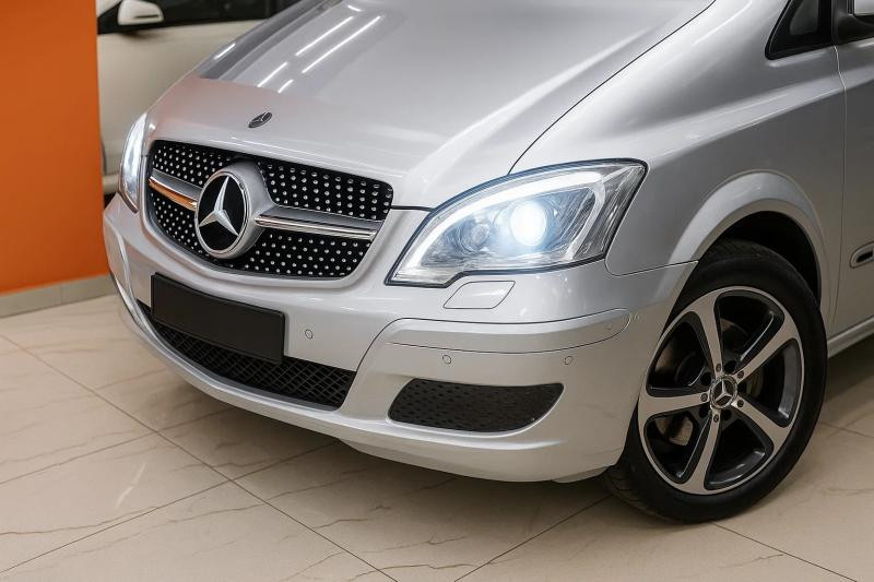 Купить Передняя решетка Diamond Silver (2010-2014) для Mercedes Vito W639