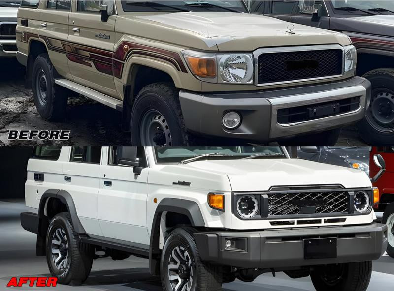 Купити Комплект рестайлінгу на 2024 рік для Toyota Land Cruiser 70