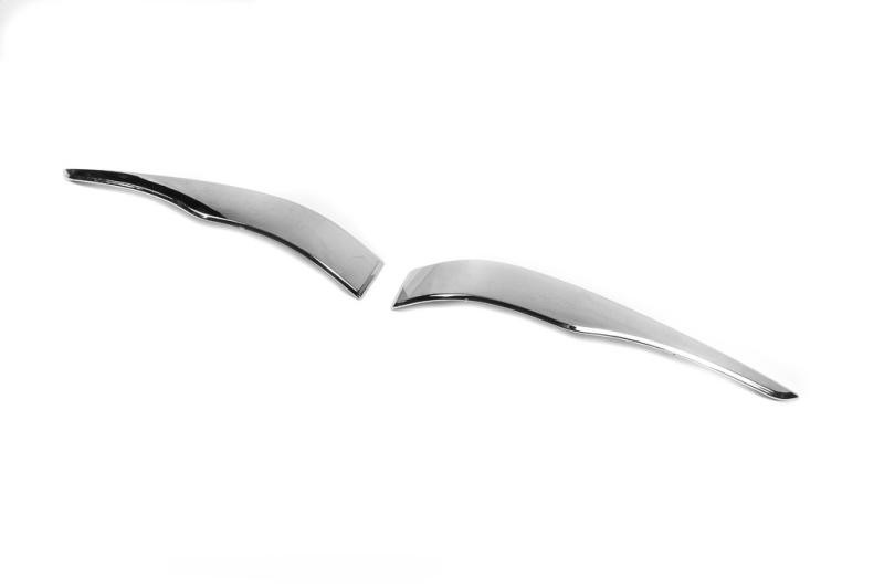 Купить Полоски на зеркала (2 шт, хром) для Toyota Land Cruiser 300