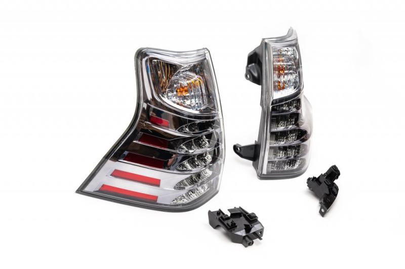 Купить Задние фонари Lexus-Type (2017-2023, 2 шт) для Toyota Land Cruiser Prado 150