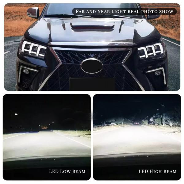 Купити Передня оптика Lexus-design V2 2015-2019 (2 шт) для Toyota Hilux 2015- рр