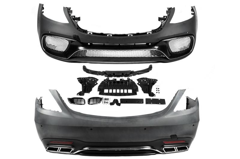 Купити Комплект обвісів S65 AMG (2018-restyling) для Mercedes S-сlass W222