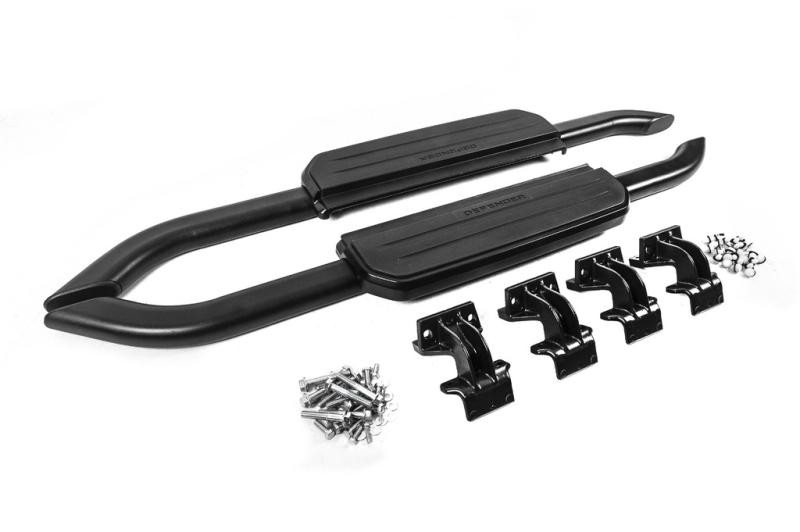 Купить Боковые пороги OEM Black (для короткого, 2 шт) для Land Rover Defender 2019- рр