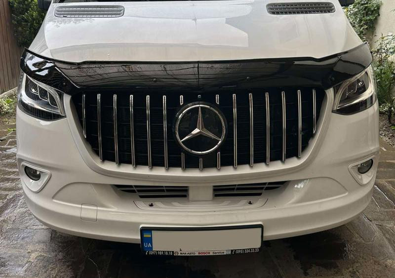 Купить Передняя решетка Panamericana GT Chrome Premium V1 С рамкой для Mercedes Sprinter W907/W910 2018- гг