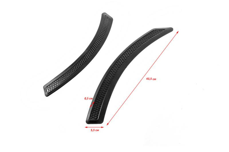 Купити Універсальні вентиляційні накладки на крила тип-B (імітація, 2 шт)