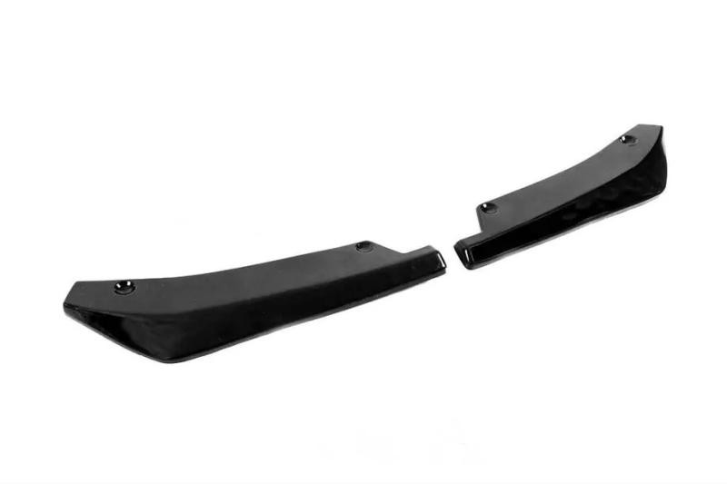 Купити Універсальні Flap накладки на бокові пороги тип-A (2 шт, чорний глянець, ABS-пластик)