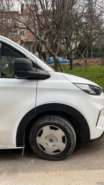 Купить Накладки на арки широкие (4 шт, черные) для Ford Custom 2023- гг