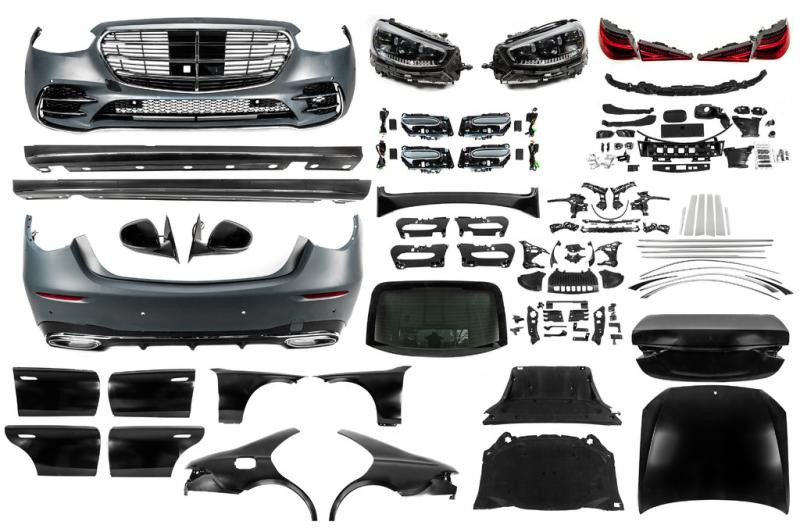 Купити Комплект рестайлінга в W223 AMG Line (з дверними ручками і вставками) для Mercedes S-сlass W221 2005-2013 рр