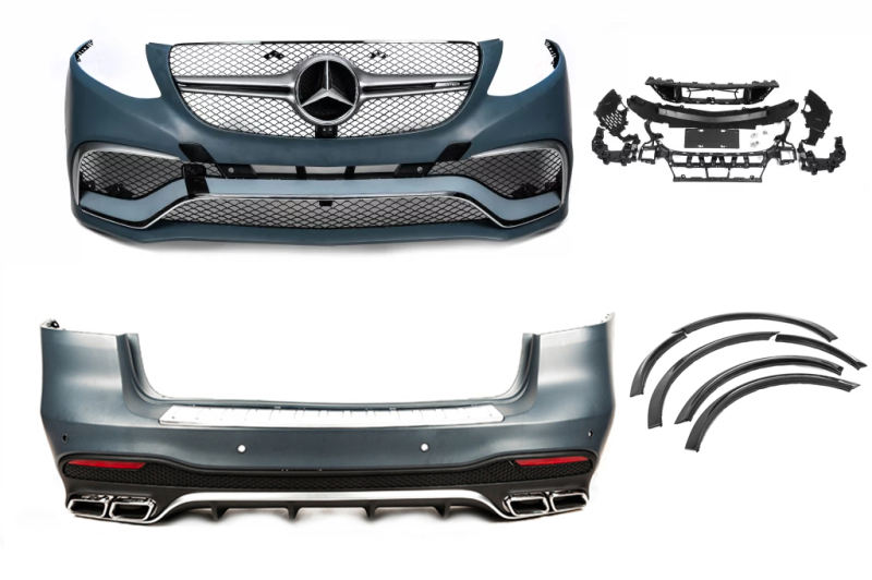 Купить Комплект обвесов GLE63 AMG (с задним бампером) для Mercedes GLE/ML сlass W166