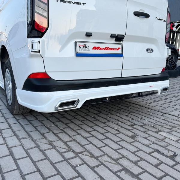 Купить Накладка на задний бампер (под покраску) для Ford Custom 2023- гг