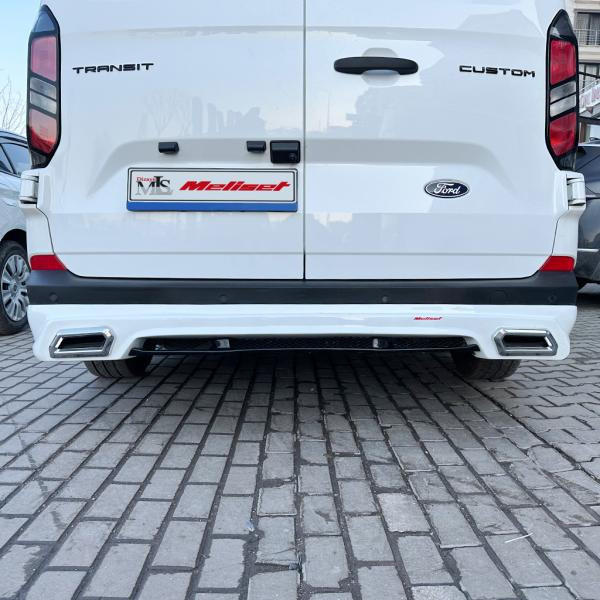 Купить Накладка на задний бампер (под покраску) для Ford Custom 2023- гг