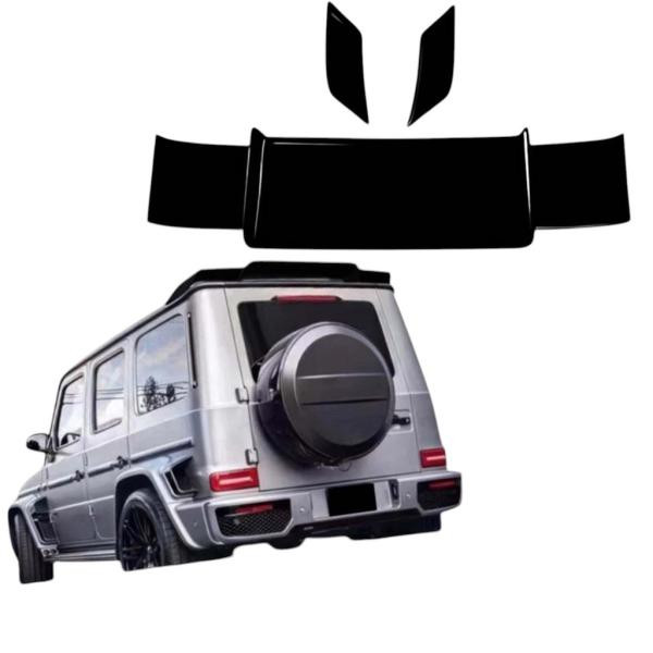 Купити Спойлер DPT (чорний глянець) для Mercedes G сlass W463 2018-2024 рр