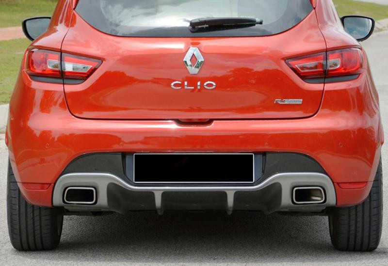 Купить Задний диффузор DPT (для RS, Под покраску) для Renault Clio IV 2012-2019 гг