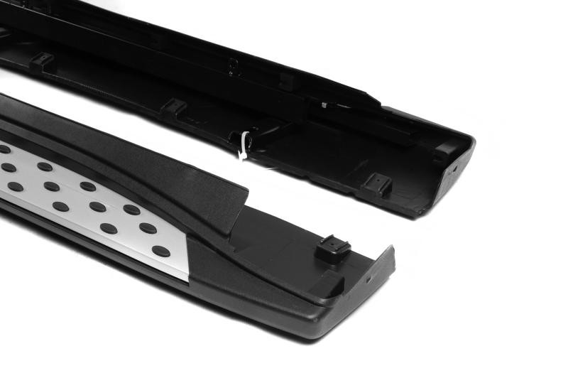 Купить Боковые пороги OEM V1 (2 шт, алюминий) для Mitsubishi Outlander 2012-2021 гг