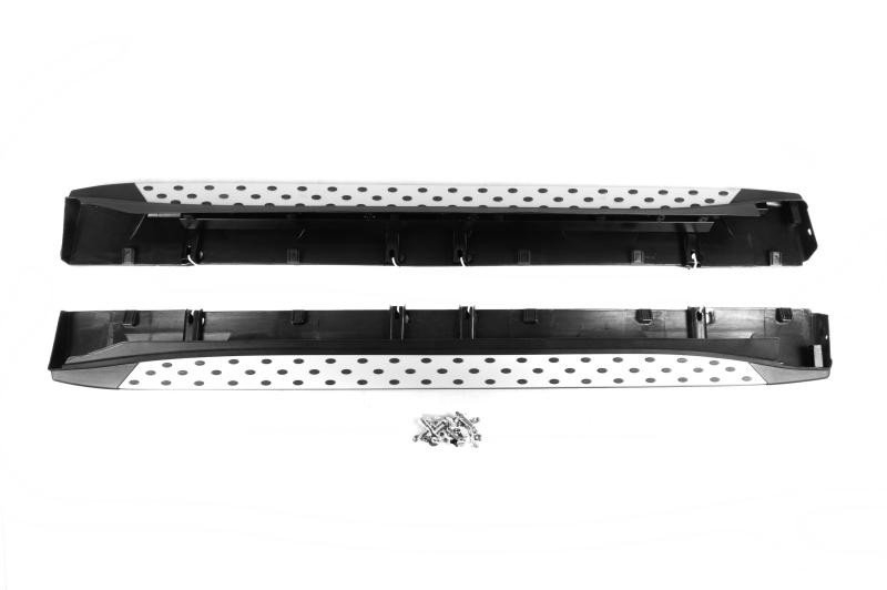 Купить Боковые пороги OEM V1 (2 шт, алюминий) для Mitsubishi Outlander 2012-2021 гг