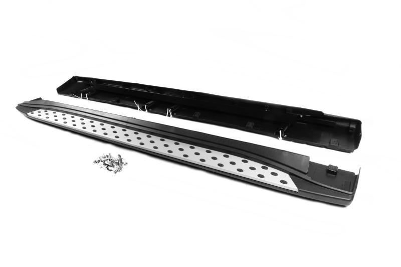 Купить Боковые пороги OEM V1 (2 шт, алюминий) для Mitsubishi Outlander 2012-2021 гг