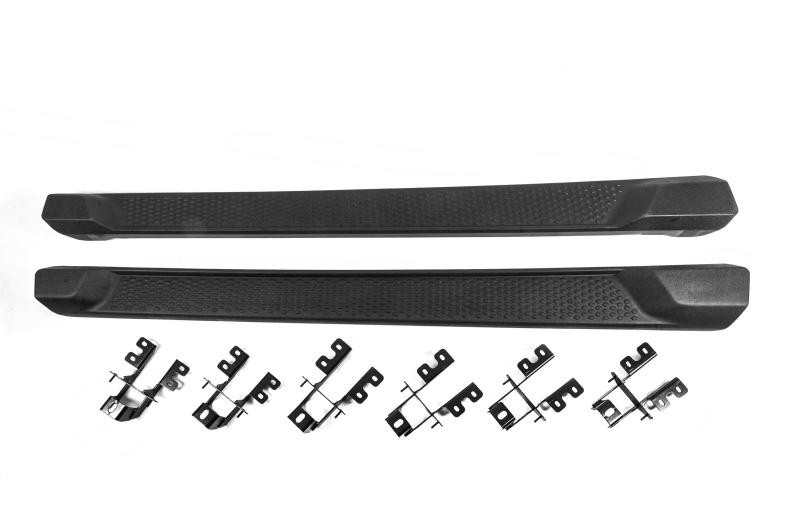 Купити Бокові пороги OEM V2 (для п'ятидверного, 2 шт) для Jeep Wrangler 2018- рр