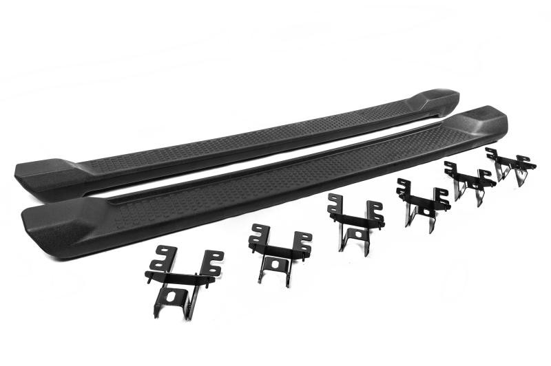 Купити Бокові пороги OEM V2 (для п'ятидверного, 2 шт) для Jeep Wrangler 2018- рр