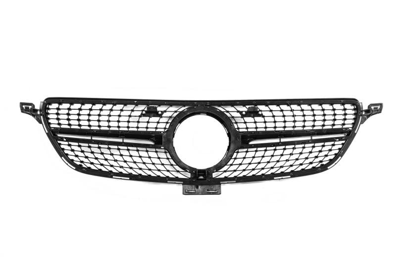 Купити Тюнінг решітка Diamond Black (GLE) З місцем під камеру для Mercedes GLE/ML сlass W166