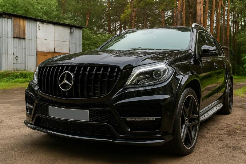 Купить Передняя решетка GT Panamericana Black (для GL) для Mercedes GL/GLS сlass X166