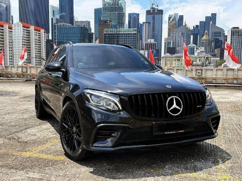 Купить Передняя решетка 2015-2019 (GT Panamericana Black) для Mercedes GLC coupe C253