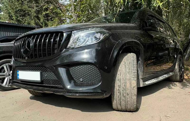 Купити Передня решітка GT Panamericana Black (для GLS) для Mercedes GL/GLS сlass X166