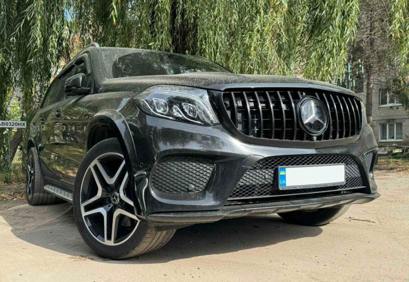 Купити Передня решітка GT Panamericana Black (для GLS) для Mercedes GL/GLS сlass X166