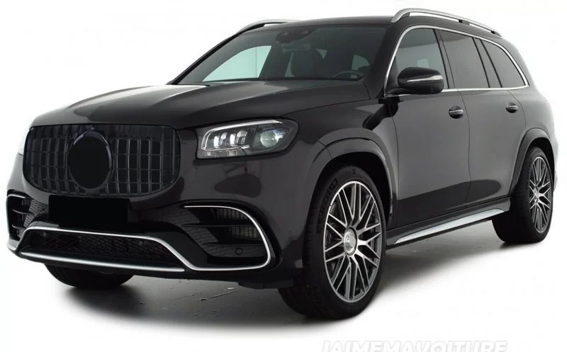 Купити Передня решітка 2019-2023 (GT Panamericana Black) для Mercedes GLS X167