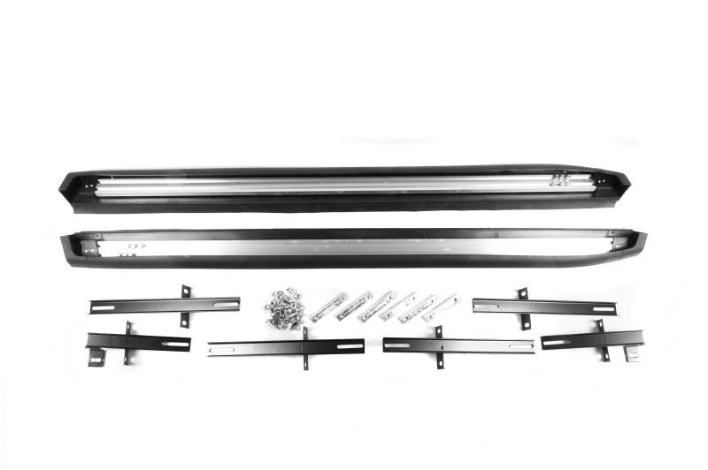 Купить Боковые пороги OEM V2 (2 шт, алюминий) для Mitsubishi Outlander 2012-2021 гг