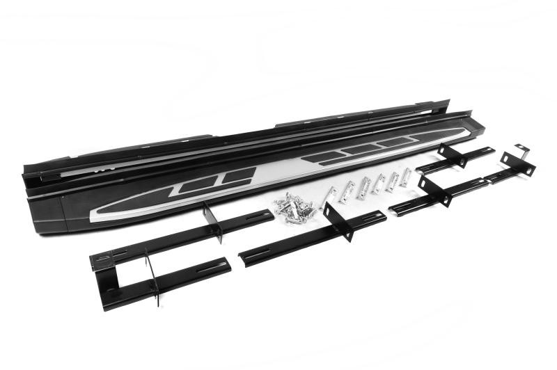 Купить Боковые пороги OEM V2 (2 шт, алюминий) для Mitsubishi Outlander 2012-2021 гг