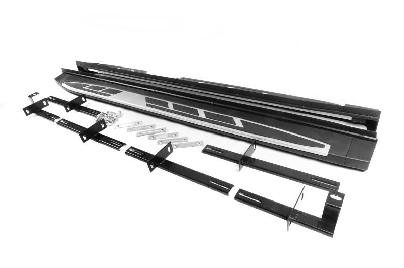 Купить Боковые пороги OEM V2 (2 шт, алюминий) для Mitsubishi Outlander 2012-2021 гг