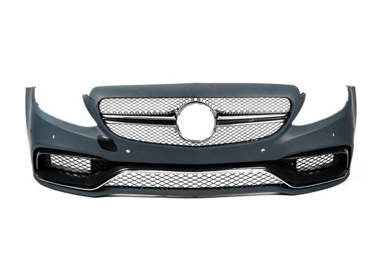 Купити Передній бампер в зборі (AMG C63-designs 2014-2018) для Mercedes C-сlass W205 рр