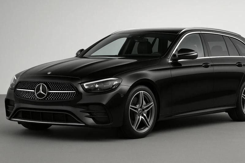Купити Передня решітка Diamond Black (для SW, 2020-2025) для Mercedes E-сlass W213 рр