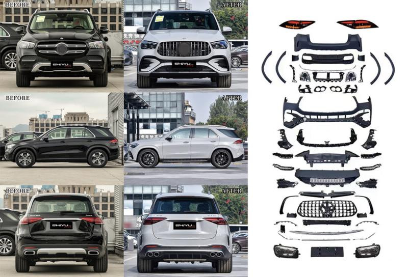Купить Комплект рестайлинга в GLE53 2025 года для Mercedes GLE W167