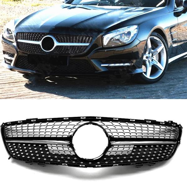 Купити Передня решітка Diamond Black (2012-2016) для Mercedes SL R231 рр
