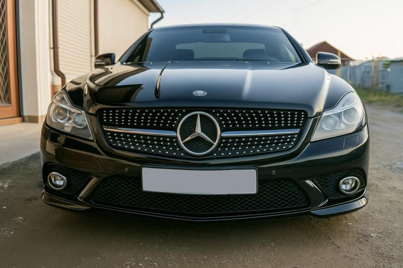 Купити Передня решітка Diamond Black (2008-2011) для Mercedes SL R230 рр