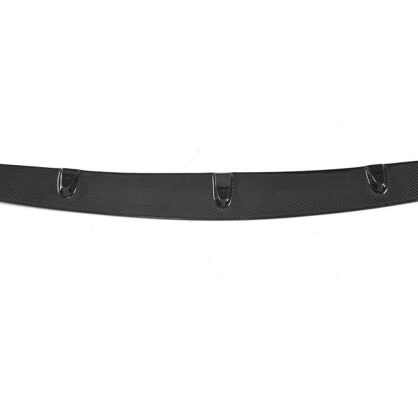 Купить Накладка на передний бампер Lip V1 (для купе/кабриолет C63 AMG 2015-2019, Карбон) для Mercedes C-сlass W205